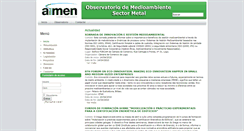 Desktop Screenshot of metalambiente.aimen.es