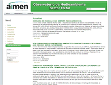 Tablet Screenshot of metalambiente.aimen.es